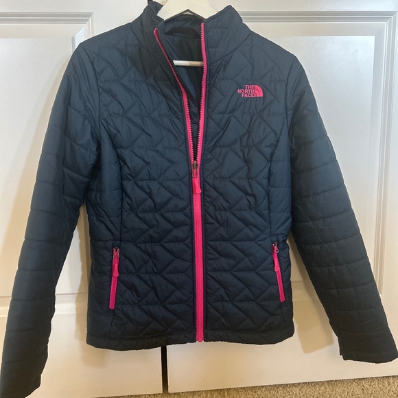 The North Face Tamburello jacket (Navy and Pink) - Picture 1 of 4